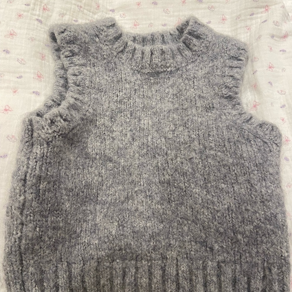 & Other Stories Gray Sweater Vest
